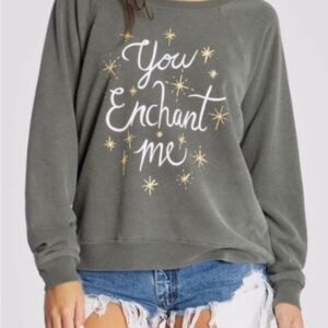 WILDFOX SWEATSHIRT YOU ENCHANT ME SIZE XS NWT